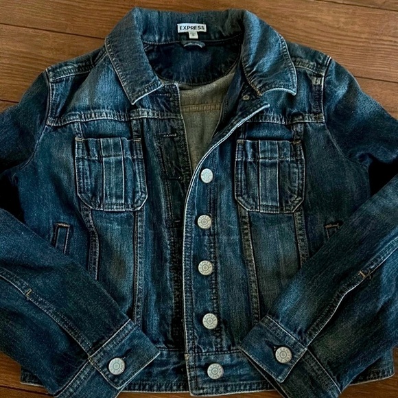 Express denim jean jacket - Picture 1 of 8
